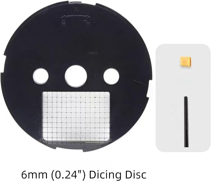 Replacement Blades & Discs for 4-in-1 K8600/K8600B Electric Vegetable Slicer (6mm Dicing Disc)