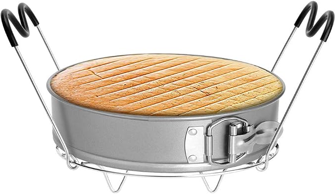 Steamer Rack Trivet with Handles Compatible with Instant Pot Accessories 6 Qt 8 Quart, Pressure Cooker Trivet Wire Steam Rack, Great for Lifting out Whatever Delicious Meats & Veggies You Cook