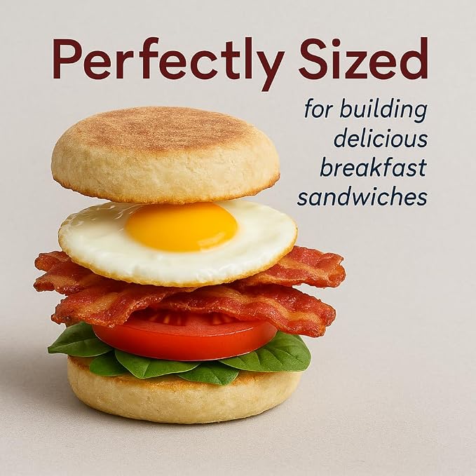 HIC Kitchen Non-Stick Fried and Poached Egg and Pancake Cooking Rings, Round Shaped, PFOA and BPA Free, Set of 2