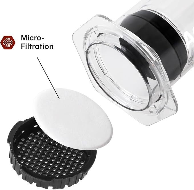 AeroPress Clear XL Coffee Press, French Press, Pour-Over & Espresso Style | All-in-One Large Manual Brewer, 2 Min Brew for Less Bitterness, More Flavor, Portable Coffee Maker, Travel & Camping