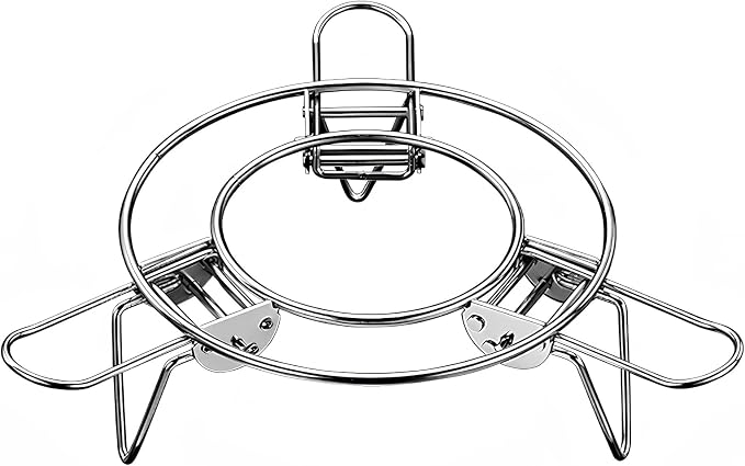 Ugotit Round Steamer Rack for Pots, Adjustable Instant Pot Trivet | Expandable Stainless Steel Steamer Insert, for Wok, Pans, Instant Pot, Cooling