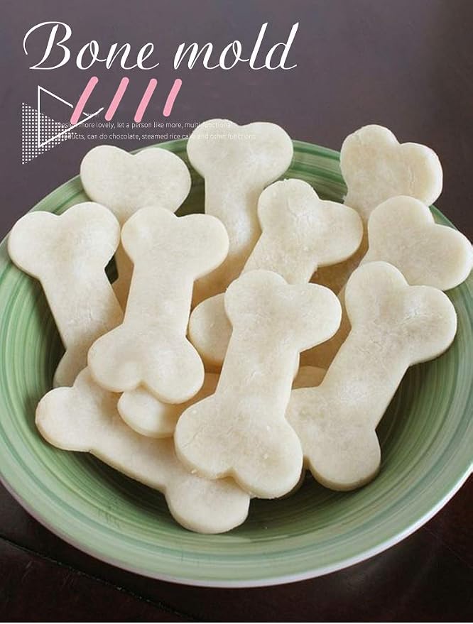 Dog Treats Cookie Cutters,Dog Bone Shape Cookie Cutters set Stainless Steel Biscuit Mold for Dog Cat Homemade Treats