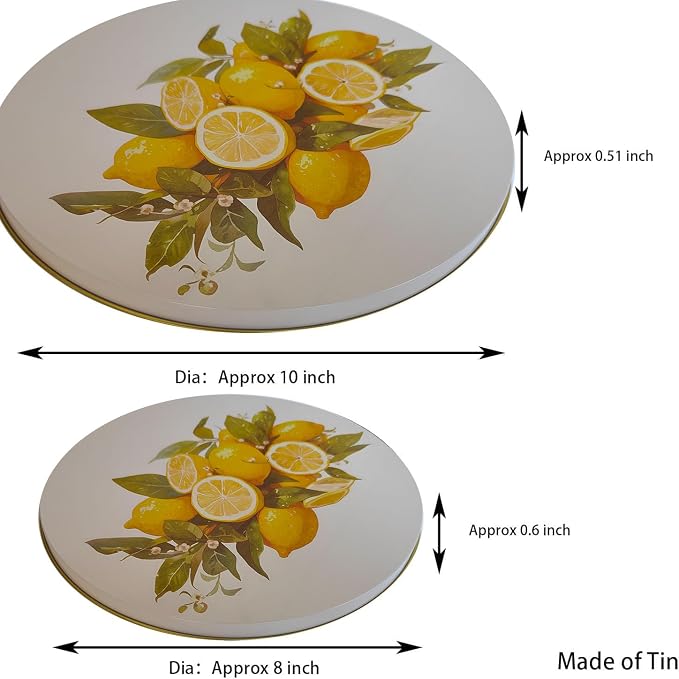 Kerixi Electric Stove Burner Covers Range Top For Expanding Counter Space Stovetop Decor (Yellow Lemon)