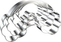 Rainbow Cookie Cutter Set - 5 inch, 4 inch, 3 inch, 2 inch - 4 Piece Rainbow Cookie Cutters Shapes Molds - Stainless Steel