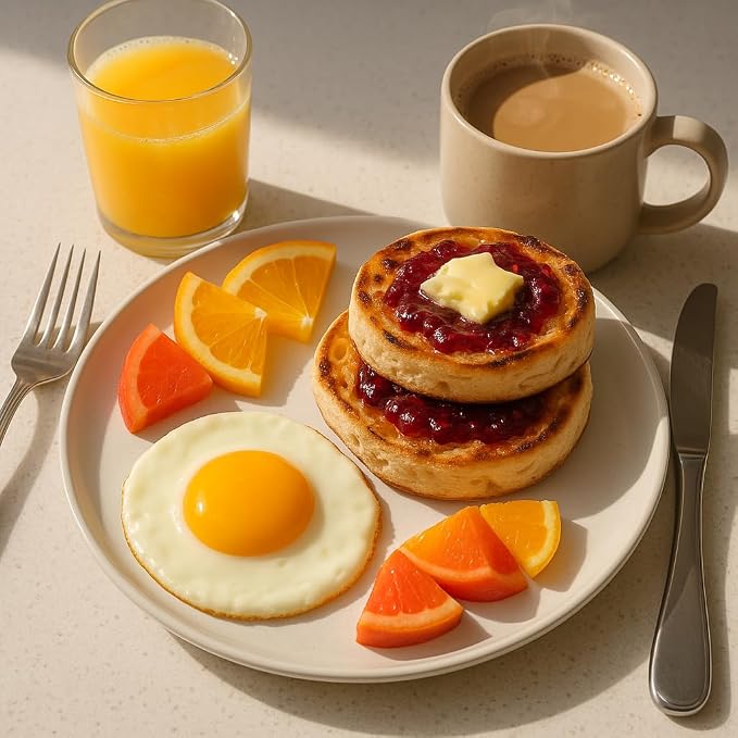 HIC Kitchen Non-Stick Fried and Poached Egg and Pancake Cooking Rings, Round Shaped, PFOA and BPA Free, Set of 4