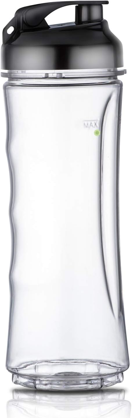 La Reveuse 300W Personal Size Blender (Black) + 18oz Replacement Bottle