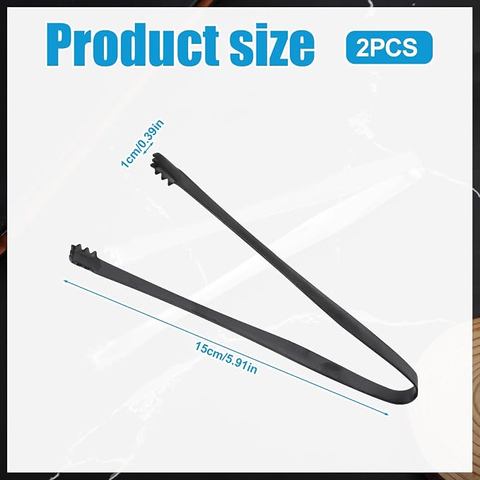 2pcs Egg Chalaza Removal Tool, Stainless Steel Eggshell Fragment Remover Egg Tool Kitchen Tongs Chalaza Remover for Chefs Bakers