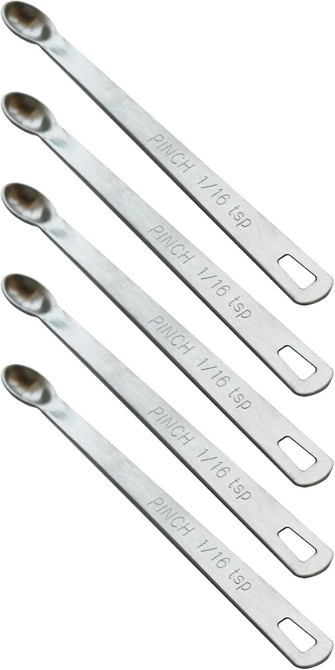 3PCS 1/16tsp(0.31ml) Mini Measuring Spoon, Small Teaspoon for Tiny Amounts | High Precision, Food-Grade, ‌Rust-Free, Dishwasher-Safe, Easy-Read Markings, Multi-Purpose, Sturdy & Durable