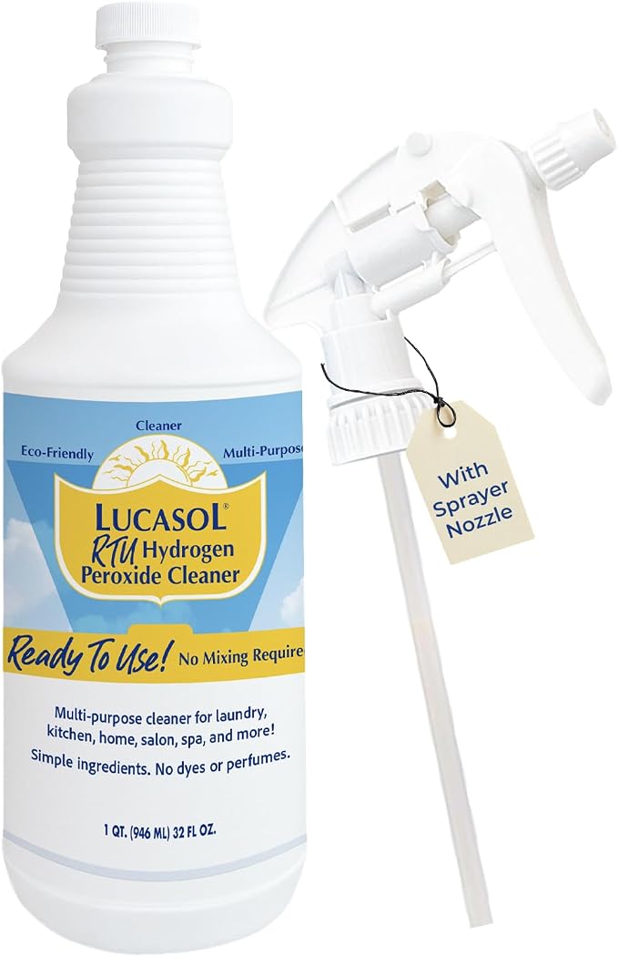 Lucasol Food Grade Hydrogen Peroxide 3% Ready to Use Surface Cleaner
