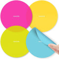 NiHome Silicone Jar Opener Gripper Pads, 6 In for Seniors, Fluorescent, 4PC | Textured Back Pattern For Superior Grip, Food-Grade Silicone, Heat-Resistant Multi-Use Kitchen Pad For Jars, Pots, Spoons