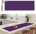 49.2" x 15.7" Large Silicone Mat for Kitchen Counter Protector, Cuttable | Silicon Countertop Protector Mat Heat Resistant Mats for Countertop, Cut to Fit Placemat Ship Roll by Foepoge, Purple