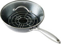 Milk Street 3-Piece 10.5-Inch Small Hammered Carbon Steel Wok