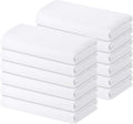 Homaxy 100% Cotton Waffle Weave Kitchen Towels, 12 Pack, White | Soft and Absorbent Dish Towels, 16 x 26 Inches Quick Dry Hand Towels