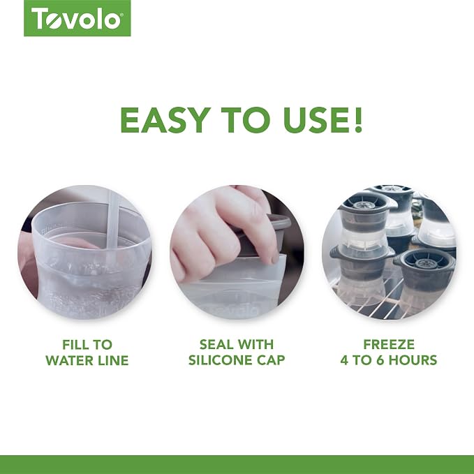 Tovolo Lime Wedge Ice Mold 2 Pack Fun Cocktail Ice Molds for Whiskey, Fruit Ice Wedge Mold Perfect for Cocktails Mocktails Summer Lemonade, Slow Melting BPA Free Silicone Ice Wedge Molds Lime Green