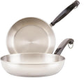 Farberware Stainless Steel Frying Pan Set, 8.25 and 10-Inch Skillets