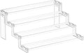 Lifewit 14″ Spice Rack, Perfume Cologne Stand,Tool-Free Assembly, 1 Pcs | 4-Tier Clear Display Riser Shelf, Cupcake Stand, Seasoning Figurine Makeup Holder, Room Decor, Kitchen Cabinet Storage