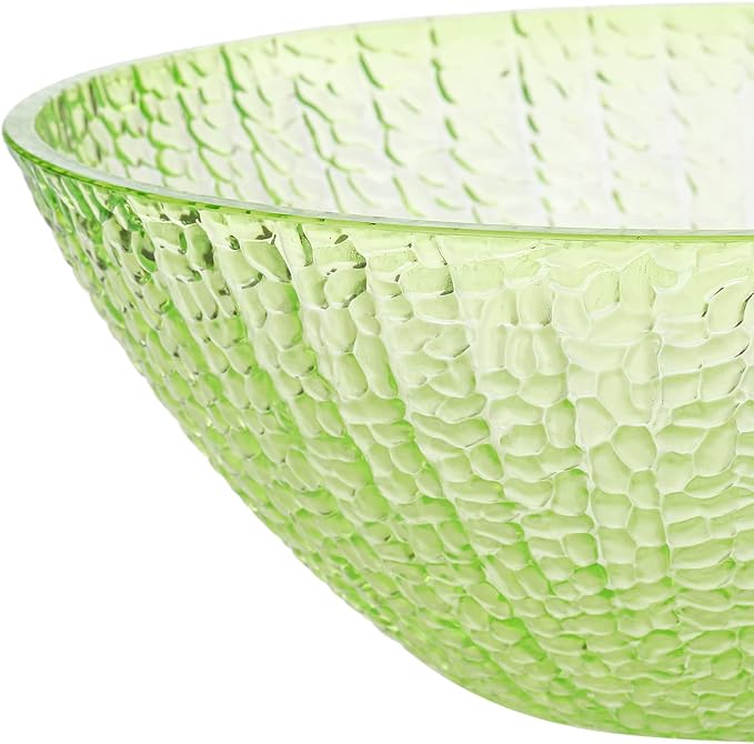 Frcctre Set of 6 Large Plastic Mixing Bowls Set, 93 Oz Round Disposable Plastic Serving Bowls Salad Bowl for Party, Snack, Salad, Chip, Popcorn