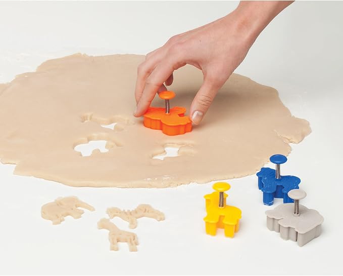 Mrs. Anderson’s Baking Animal Cracker Cookie Cutters, BPA Free, Set of 8