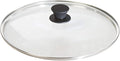 Lodge Round Glass Lid - 12 Inches - Tempered Glass Pan Cover with Silicone Knob - Clear Pan Cover for Moisture Locking & Easy Viewing - Oven-Proof Lid for Skillets & Dutch Ovens