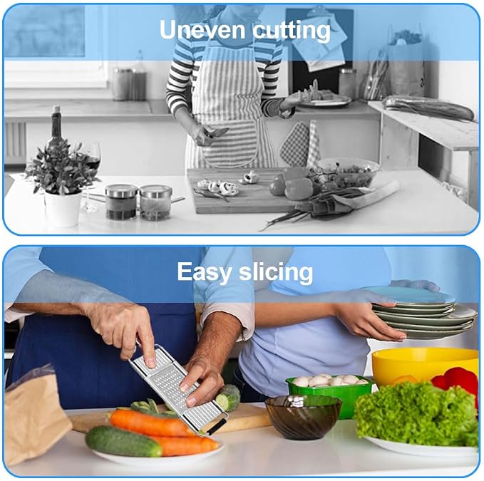 Multi-Purpose 2024 Upgrade Slicer Set, Cuts Set for Cheese, Fruit and Vegetables (3 Blades)
