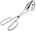 KEBE Serving Tongs for Cooking Buffet Party Catering, Thickening Food Serving Cake Bread Kitchen Salad Tongs, Stainless Steel