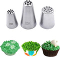 Grass Piping Tip for Cake Decorating,Grass Tip 233 234 29,Cake Icing Tips for Frosting Grass,Hair,Fur,3 Pcs