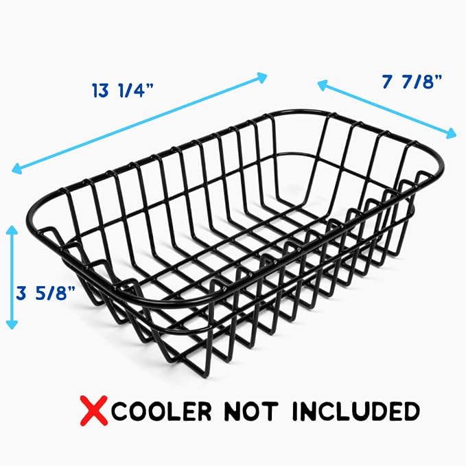 Above Sea Level Cooler Basket for YETI Tundra Haul, YETI Roadie 48, and YETI Roadie 60 - Wire Cooler Rack for YETI Wheeled Coolers - Compatible with YETI Accessories
