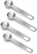 4 PCS 1 Teaspoon(5 mL | 5 cc | 1 Tsp | 1/3 Tablespoon) Stainless Steel Single Measuring Spoon, Easy to Use and Easy to Wash Metal Measuring Spoons Kitchen Gadgets for Cooking & Baking