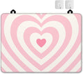 Electric Stove Top Cover Protector – Pink Love Heart Glass Flat Top Stove Mat Oven Induction Cooktop Mat for Ceramic Countertop Mats Heat-Resistant Dish Drying Mat