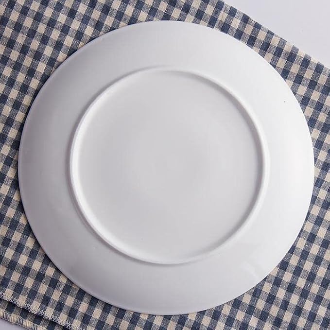 Dinner Plates 6 Inch Ceramic Plates Set of 3 Porcelain Bone China Plates | MBBITL Kitchen Serving Dishes
