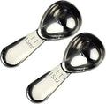 2 Pack Coffee Scoop 15ml Stainless Steel Measuring Spoon Set for Ground Coffee