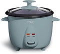 COOK WITH COLOR 6 Cup Rice Cooker 300W - Effortless Cooking and Perfectly, Cooks 3 Cups of Raw Rice for 6 Cups of Cooked Rice, Slate Blue | 300W, Cooks 3 Cups Raw Rice, 6 Cups Cooked Rice, Effortless Cooking