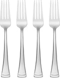 Lenox Portola Salad Forks Silverware Set for 4, Flatware | mirror finish, dishwasher safe | 7.06 inch length, cutlery set, utensil set, wedding silverware, kitchen essentials