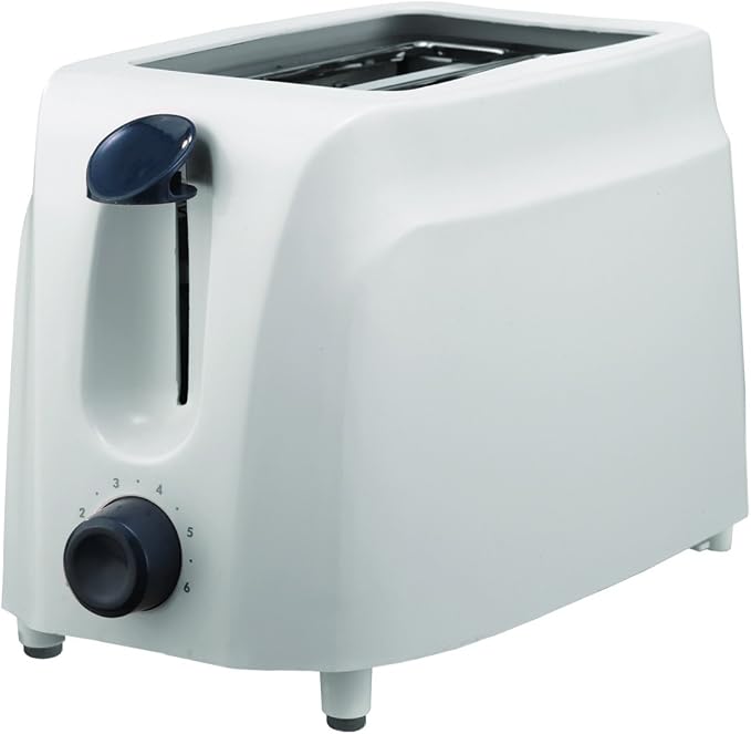 Brentwood Toaster Cool Touch, 2-Slice, White (Pack of 4)