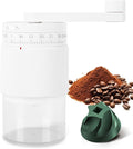 Manual Coffee Grinder with 95 Ceramic Conical Burr, 35 Adjustable Grind Settings, Portable Coffee Mill for Espresso, Pour Over & French Press, Camping & Home