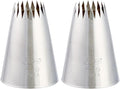 Ateco 869 Pastry Tube - French Star - Size 9 (Pack of 2)