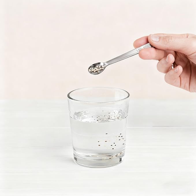 Mini Measuring Spoons Set 10pcs, Drop, Smidgen, Pinch, Dash, Tad | Tiny Measuring Spoons for Cooking Baking, 1/4 tsp, 1/8 tsp, 1/16 tsp, 1/32 tsp, 1/64 tsp, Metal Teaspoon, For Powders Spices