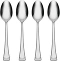 Lenox Portola Silverware Coffee Spoons, Set of 4, Flatware | 18/10 stainless steel, mirror finish | set for 4 | espresso, cocktail, and small dessert spoon set, gift for women