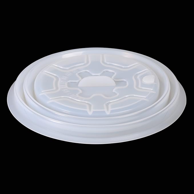 Silicone Microwave Plate Cover Collapsible, 11", White | Dishwasher Safe and BPA Free