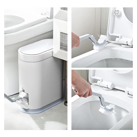 ELPHECO Bathroom Trash Can with Toilet Brush 2.5 Gallon Waterproof Trash Bin Smart Garbage can with lid Motion Sensor Waste Bin Automatic Bathroom Decor (White) | Motion Sensor Garbage can with lid, Automatic Trash Bin, Waterproof Waste Bin, Bathroom D...