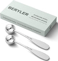 2PCS 1TSP(5ML) Measuring Spoon, 18/8(304) Stainless Steel Tablespoon | Precise, Food-Grade, ‌Rust-Free, Sturdy & Durable, Dishwasher-Safe