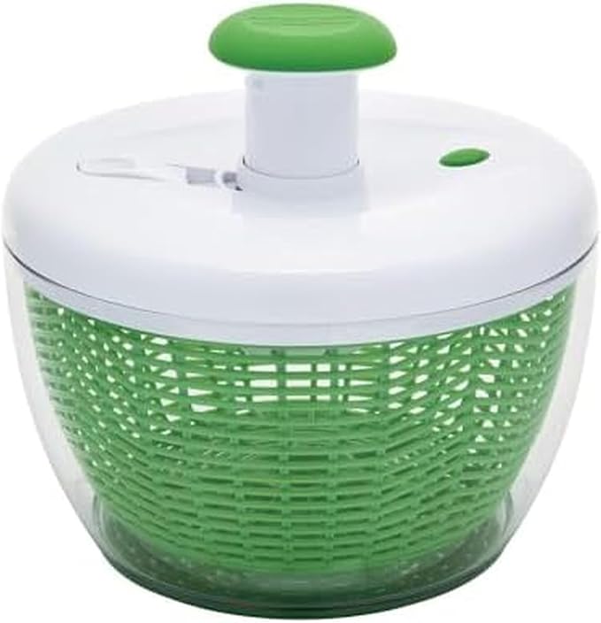 Farberware Pro Small Salad Spinner with Pump Lid, 3.16 Qt Lettuce Spinner and Fruit Washer Bowl with Colander Basket, One-Handed Operation, Nonslip Base