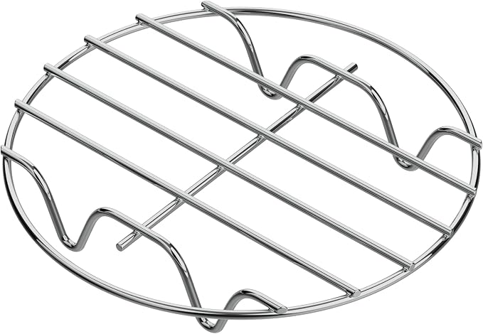 Instant Pot Trivet Rack - Steamer Rack, 7 Inch, for 3/6/8 Qt Cooker | Stable 7 Inch Fit, 304 Stainless Steel, for 3/6/8 Qt Pressure Cooker, Steaming, Cooling, Canning, Dutch Oven, Multi-Use Rack