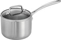 Tramontina Boston Tri-Ply Clad Stainless Steel 2-Quart Sauce Pan with Lid | Induction-Ready, Dishwasher-Safe, NSF-Certified