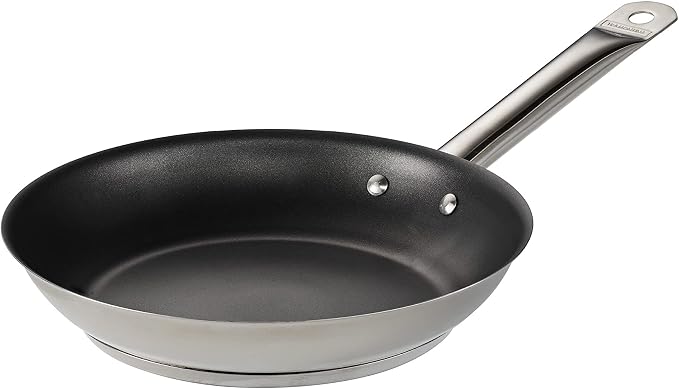 Tramontina Tri-Ply Base Stainless Steel 10-Inch Non Stick Frying Pan | Skillet with Reinforced Nonstick Coating, Dishwasher and Oven Safe