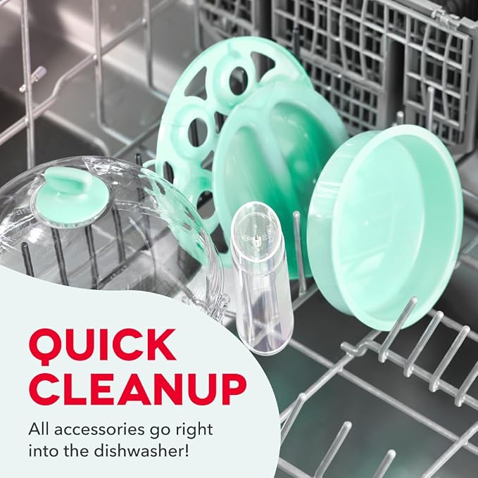 Dash Deluxe Egg Cooker, 12 Hard Boiled Eggs, Aqua | Electric Double Decker Egg Poacher, Steamer & Omelette Maker Machine, Soft or Poached Eggs, Auto Shut-Off, BPA-Free