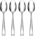 Oneida Moda Teaspoons Silverware Set for 4, Flatware | mirror finish, dishwasher safe | cutlery set for kitchen and dining, utensil set, kitchen gifts for women, heavy duty