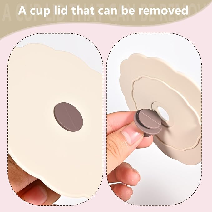 3 Pack Silicone Cup Covers,Multicolored Silicone Lids,drink cover | Mug Covers for Mugs, Cups, Tea Pots,Cup Lids for Coffee & Tea