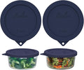 SOPHICO 7Cup Round Silicone Lid Replacement for Pyrex&AnchorHocking 7402-PC | Food Grade Silicone, Leakproof、Airtight Lids, Dishwasher Microwave Safe