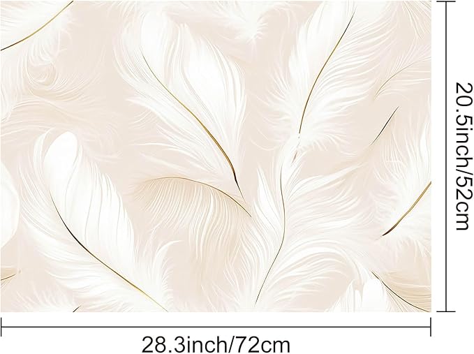 HOMETITUTE White Feather Stove Top Cover 28x20 Diatomite Heat Resistant Mat